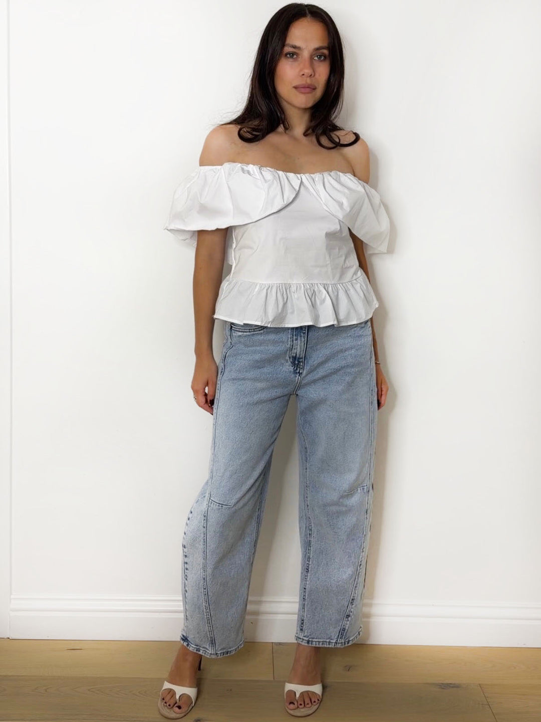 POPLIN BARDOT WHITE