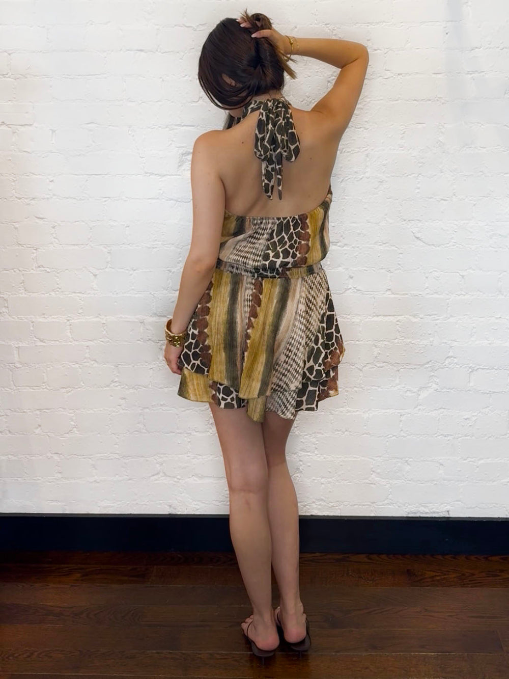 SAHARA MINI DRESS KHAKI