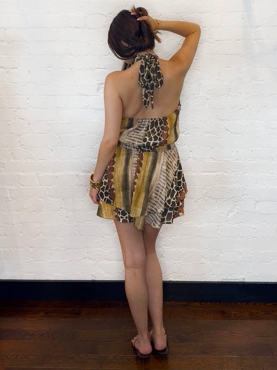 SAHARA MINI DRESS KHAKI