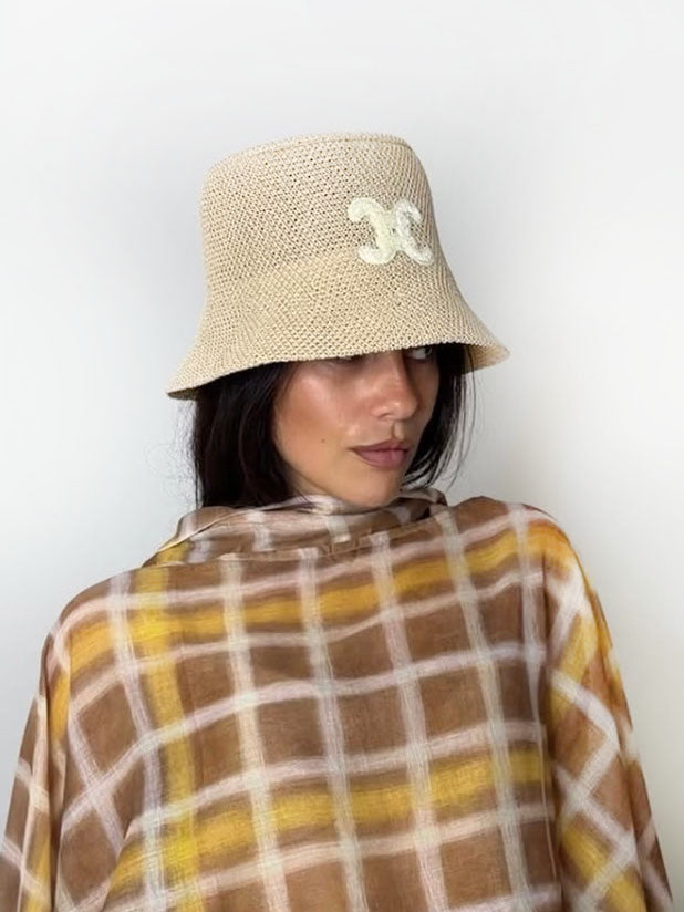 RAFFIA BUCKET NATURAL