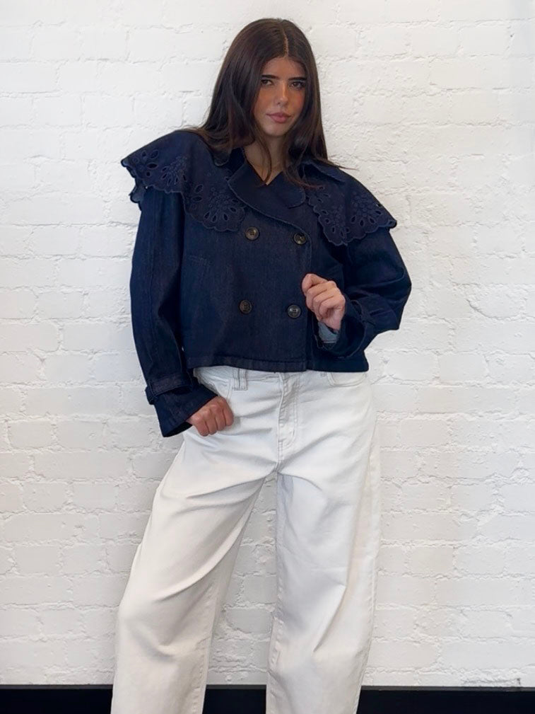 BELLA DENIM TRENCH