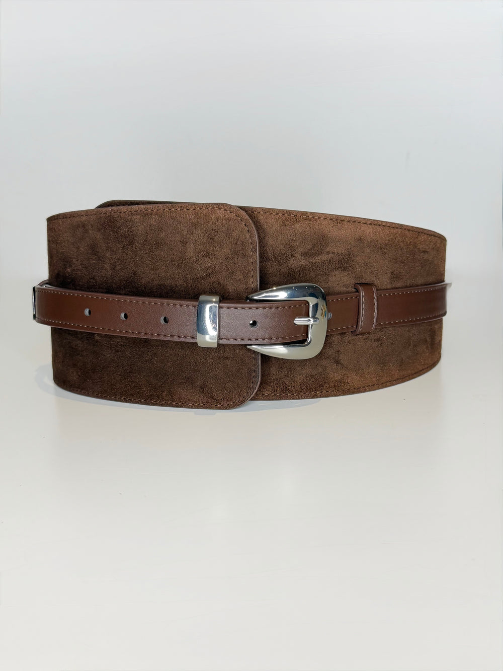 OBI BUCKLE BELT CHOCOLATE