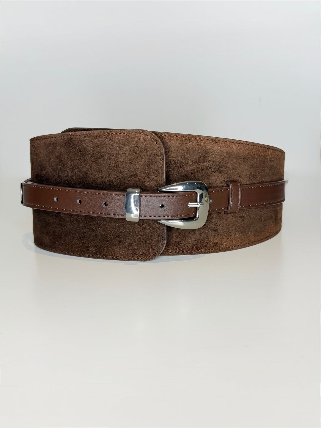 OBI BUCKLE BELT CHOCOLATE
