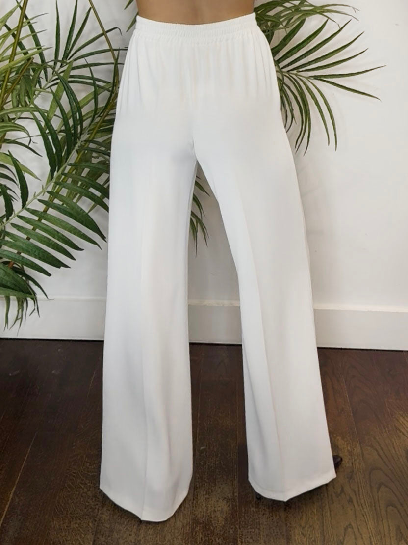 CREPE PALAZZO IVORY