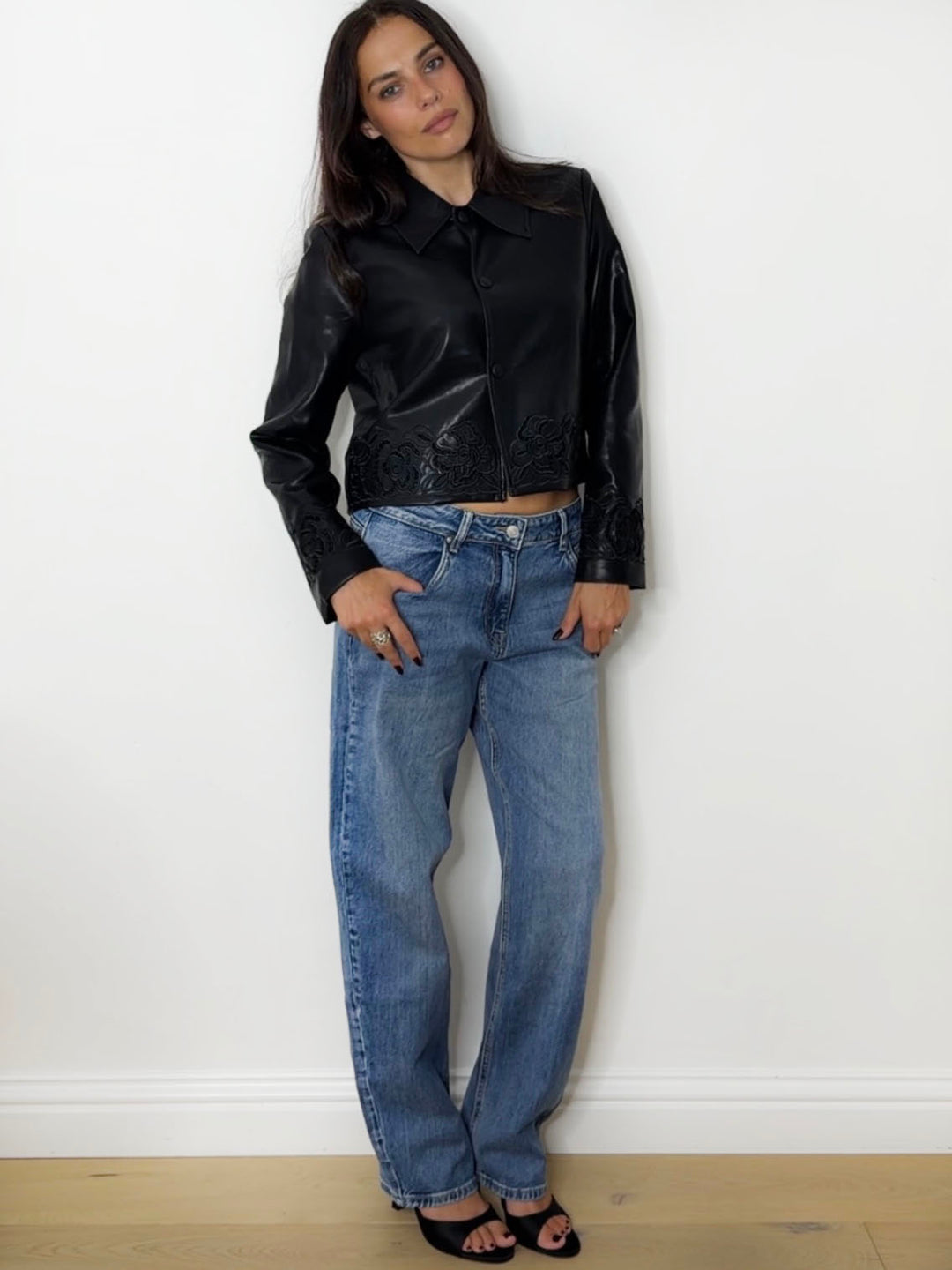 SOFIA LACE PANEL JACKET